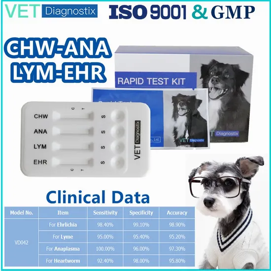 Ehr Lym Ana Chw Test Ehrlichia Lyme Anaplasma Heartworm Combo Rapid Diagnostic Test