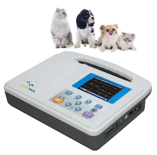 Veterinary Medicine Animal ECG Machine 3 Channel Veterinary Portable ECG Machine