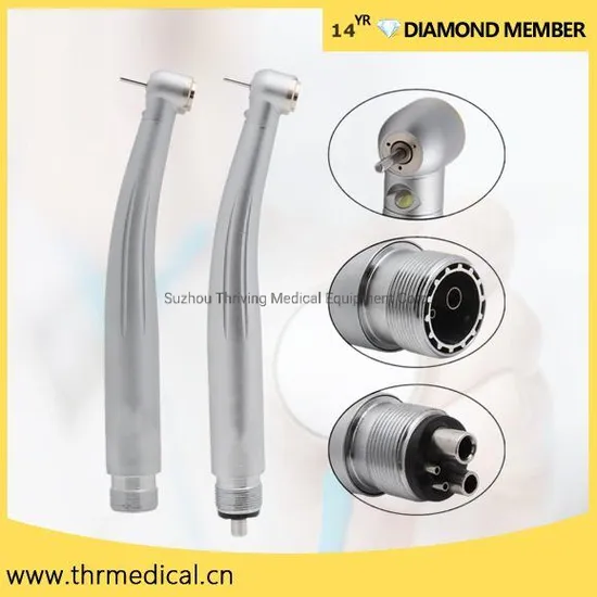 Dental Equipment Handpiece Dental Push Button High Speed Handpiece LED 3 Water Spray