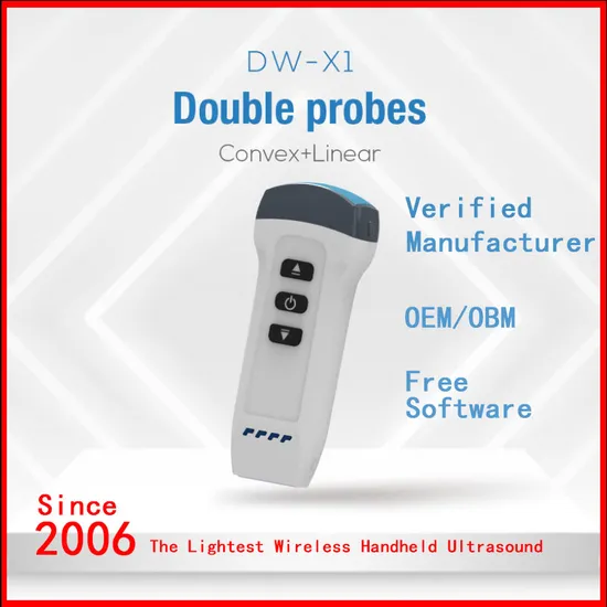 High Quality Portable Wireless Color Doppler WiFi Handheld Ultrasound Scanner Probe