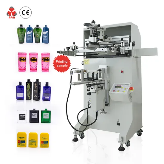 S250 S350 High-Quality Semi Automatic Silk Screen Printing Machine China Small for Plastic