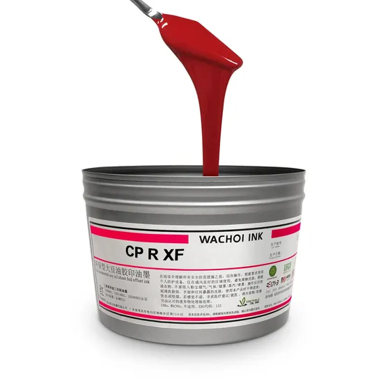 Magenta High Quality Soy Ink for Paper, Sheet-Fed, Offset Printing Ink,