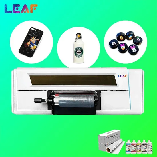 Leaf Factory Price Logo Sticker Printer 30cm 42cm 60cm UV DTF Printer