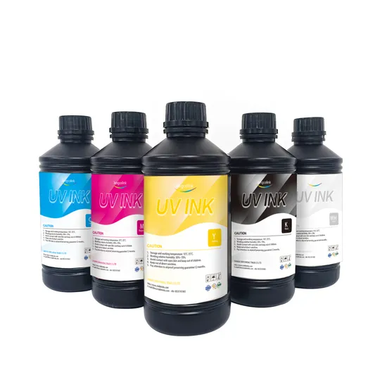 Digital Printing LED UV Ink Varnish Curable Ink for EPS Dx5 Dx7 Tx800 XP600 Print Heads