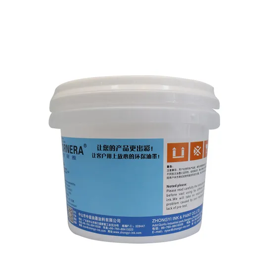 Zhongyi Wg-PP Series Water Based Screen Printing Ink for PP Materials