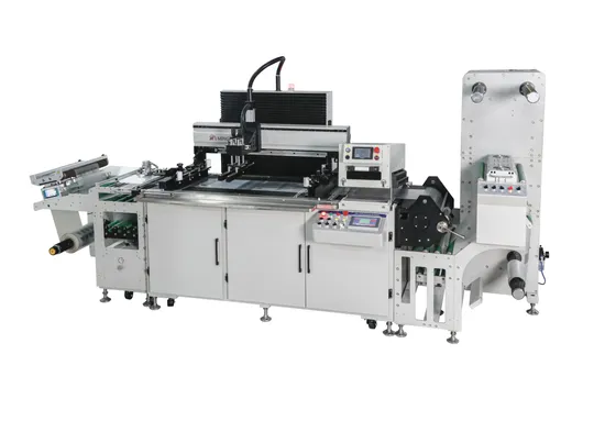 Roll to Roll Heat Transfer Label Screen Printing Machine