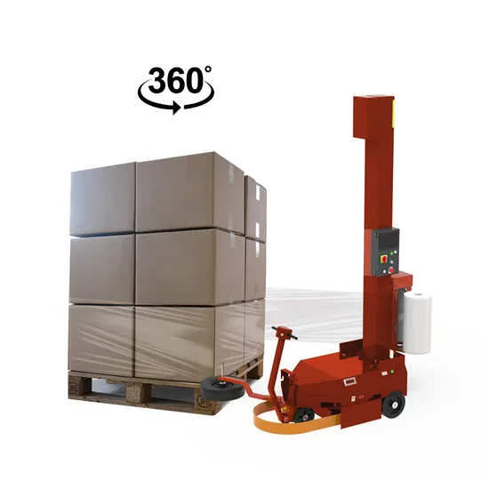 Automatic Self-Propelled Tray Winding Portable Robot Packaging Film Pallet Wrapping Machine