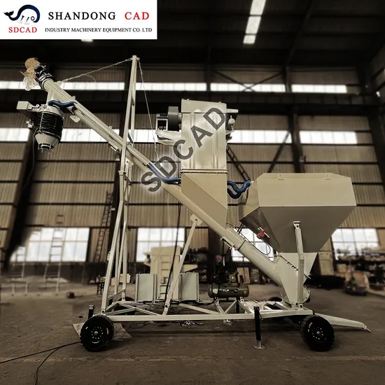 Sdcad Customized Bulk Filling Machine Mobile Big Bag Discharging and Bulk Truck Loading System Mobile Bulk Truck Loader