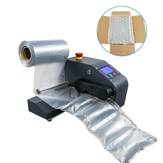 Film Cushion Pillow Inflatable Packaging Bubble Bag Air Vacuum Packing Machine