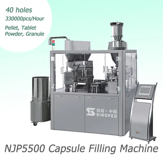 Njp5500 Customizable High Quality Fully Capsule Filler Automatic Capsule Filling Machine