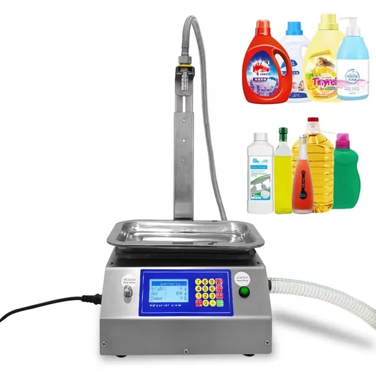 High Precision Quantitative Olive Oil Shamp Soy Sauce Liquid Dispenser Fertilizer Conditioner Liquid Laundry Detergent Commercial Weighing Filling Machine
