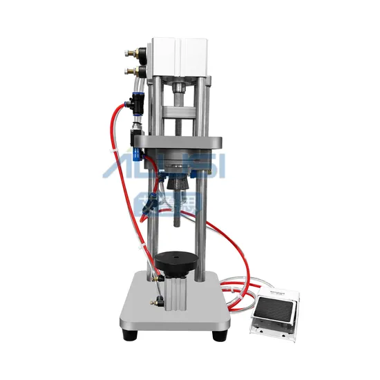 Low Price Bottle Push Inner Cap Perfume Collaring Crimping Capping Machine