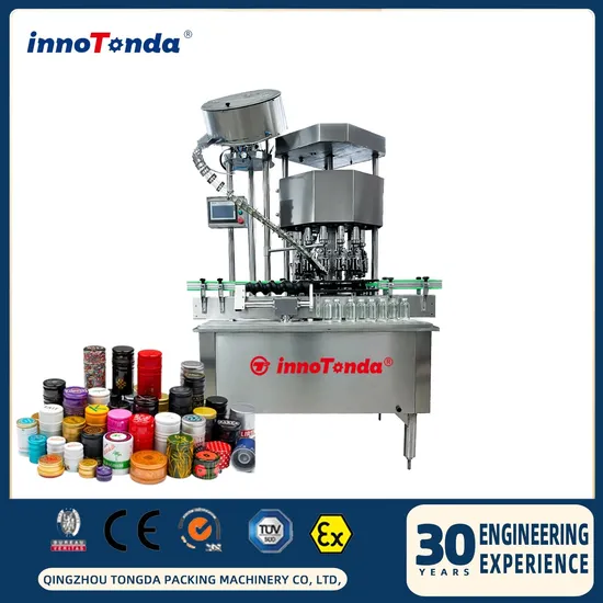 Automatic Alcohol Drinks Filling Capping Machine 50ml Bottle Filler