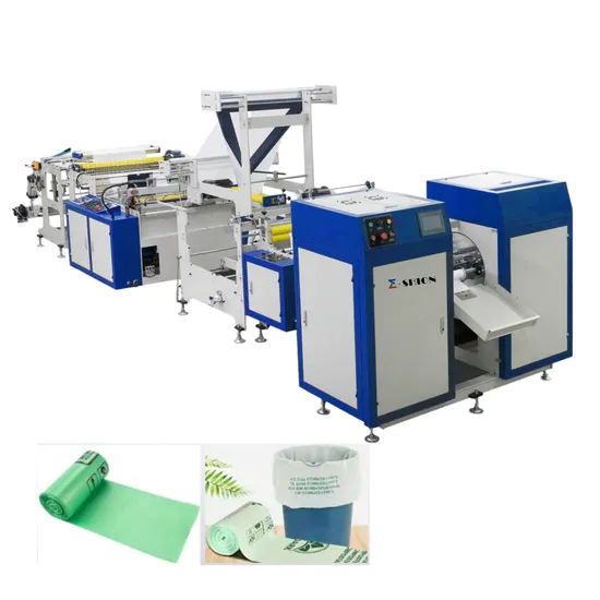 Plastic PE Large Rolling Trash Polythene Garbage Polythene Bag Making Machine