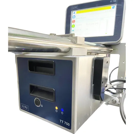 Expiry Date Printing Packing Line Linx Tt750 32mm Printhead Thermal Transfer Overprinter