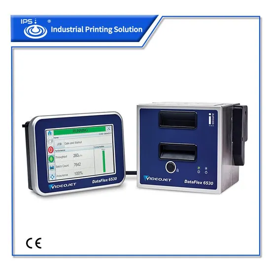 Videojet Industrial Tto 6530 Printer Printing Flexible Packaging Glossy Labels & Flexible Film Packages