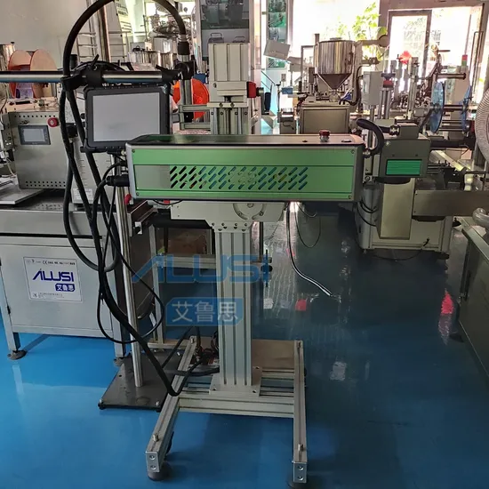 Ailusi Expiry Date Coding Logo Printing Number Marking CO2 Laser Machine for Plastic Water Bottle Pharmaceutical Cosmetics Food PE PP Numbering Cable Marker