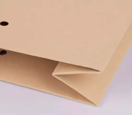 Paper Bag Custom Logo Print Wholesale Grocery Handle White Brown Paper Gift Bag