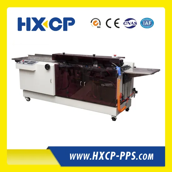 Hxbj600 Book Block Spine Paper Sticking Machine