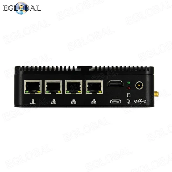 Cheapest Fanless Mini Router J4125 8g D4 256g SSD WiFi5 Pfsense Computer Desktop Firewall