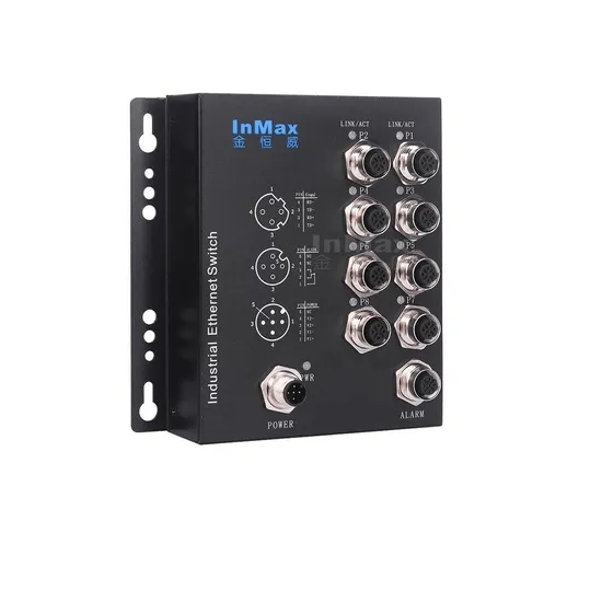 Inmax Manufacturer M12 Switch RoHS Gigabit for LAN