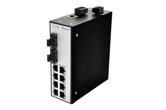 Small Outdoor Industrial Ethernet Switch 10 Port 10/100/1000m