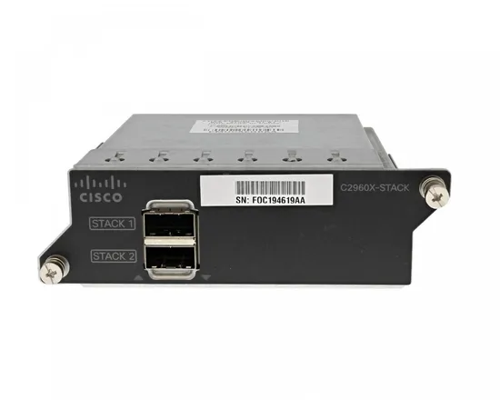 Catalyst 2960-X Flexstack Plus Stacking Module.