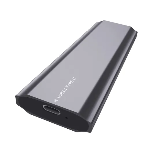 Metal Hard Disk USB 3.1 Port M. 2 Ngff 10gbps 256GB SSD