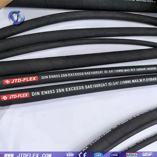 Good Price Industrial Oil Resistant Two Layers Hydraulic Hose of 2sn/R2at