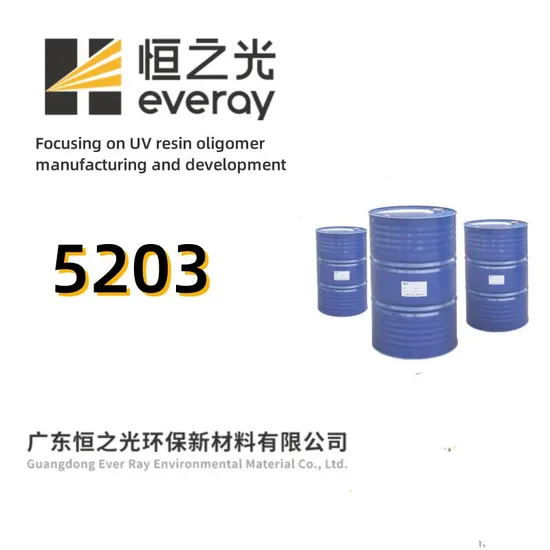 5203 Unsaturated Polyester UV Resin for UV Curable on Paper Varnish Coating