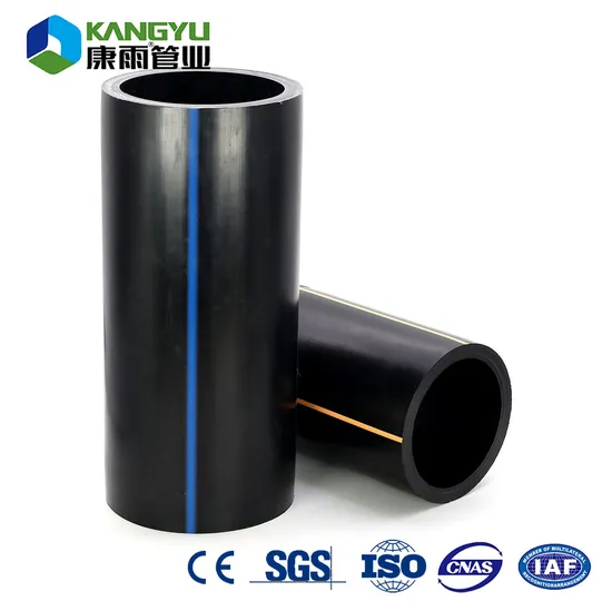 Black Water Supply Pipe with Welding Connection and Customized Color Options