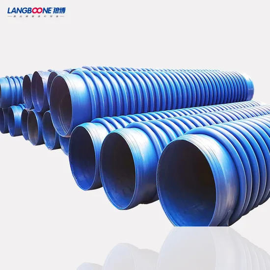 Type-B Twining Structual Wall Drainage Krah Water Plastic HDPE PVC Water Pipe