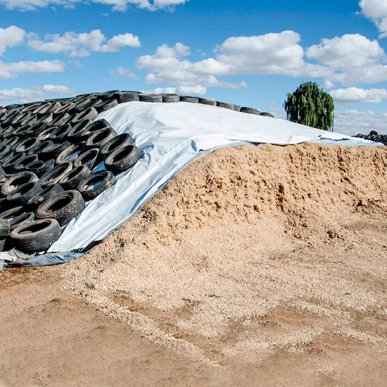24m Wide 80-200 Micron Black White Silage Panda Film Bunker Cover