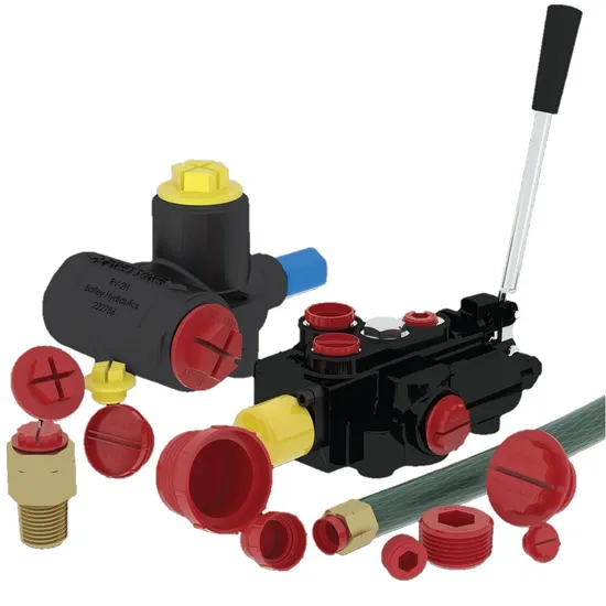 Male Threaded End Cap Plug Plastic Thread Protector for Filter Water Tubing