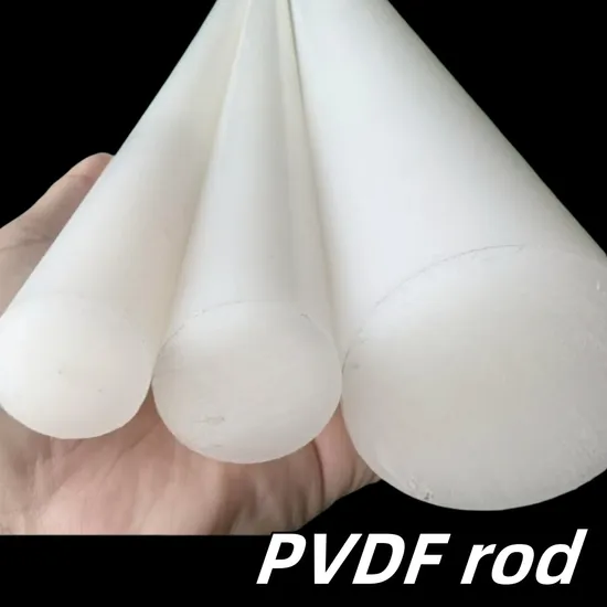 Customizable Diameter PVDF Circular Rod, NSF Certified for Durability