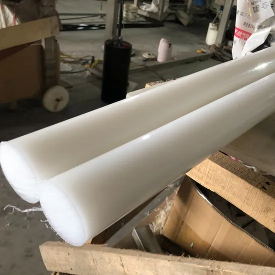 Pure Raw Materials Colored PE Plastic Rod for Gear Processing