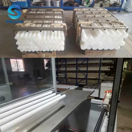 HDPE 7 Diameter Rod Plastic White Blue Yellow HDPE Bar Unlimited Custom Size Rod