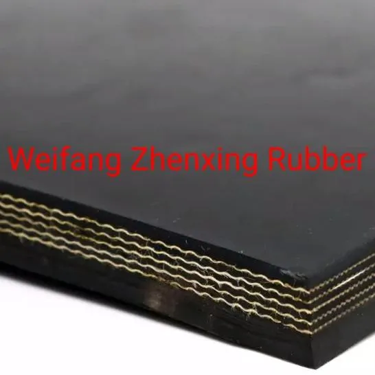 Fire Resistant Ep/Nn Rubber Fabric Conveyor Belt for High Things Transportation Factories Smooth Surface Rubber Conveyor Belt