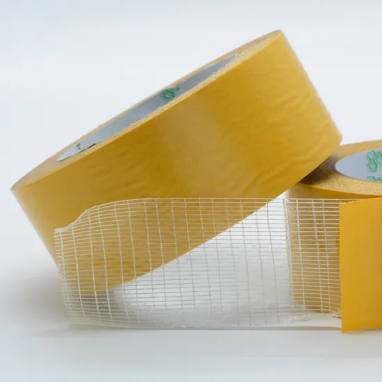 High Strength Bi-Directional Mesh Filament Tape Double Side Adhesive Filament Tape