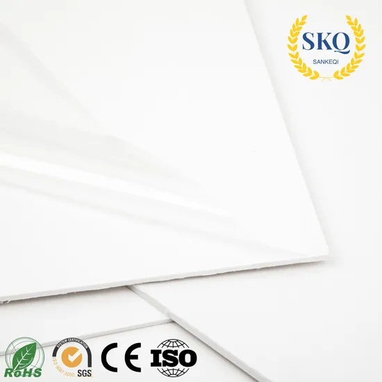 Sankeqi 4*8FT White PVC Foam Sheet Sintra Board Plastic Products Advertising Material