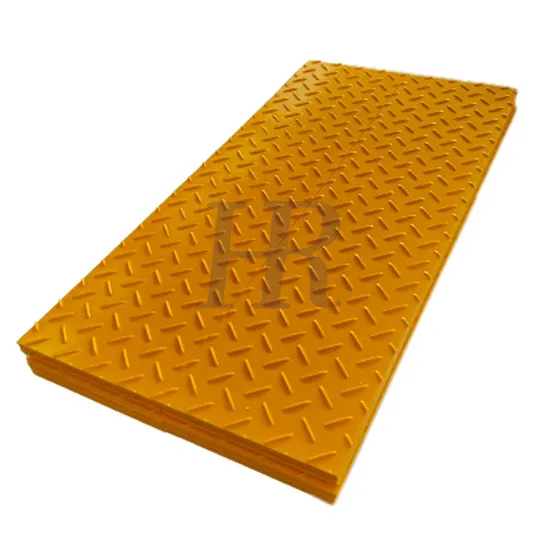 1/2′ Thickness Customized HDPE Ground Protection Mat with Handles Connectors for Lawn