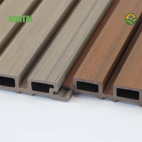 Co-Extrusion Wooden Grain Exterior WPC Ceiling Panel Modern Decorative