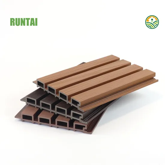 UV-Resistant Waterproof Durable Colorful WPC Wooden Grain Wall Clading Board for Outdoor