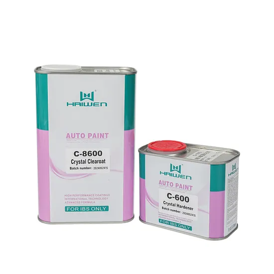 Haiwen Car Paint Curing Agent Crystal Hardener High Quality Epoxy Resin Hardener for Car Body Repair