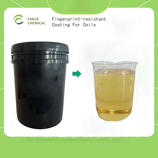 Durability Environmentally Friendly and Safe Fingerprint-Resistant Coating for Coils