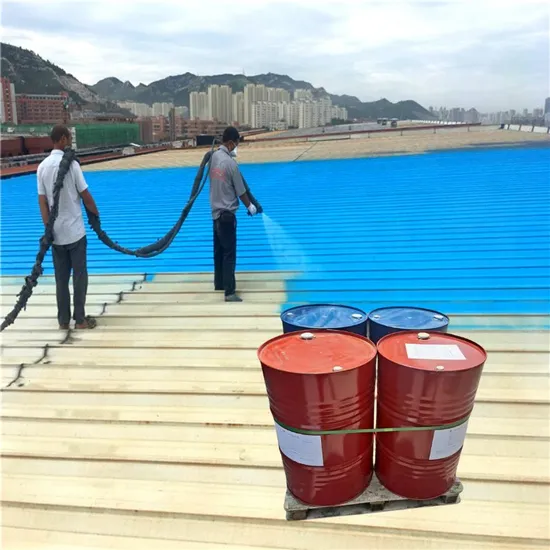 Metal Roof Rustproofing and Waterproofing Two-Component Thermal Spray Polyurea Spray Coating