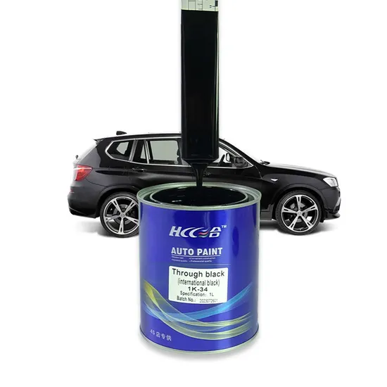 Hot Sale Cheap 1K Through Black Acrylic Paint for Car Repair