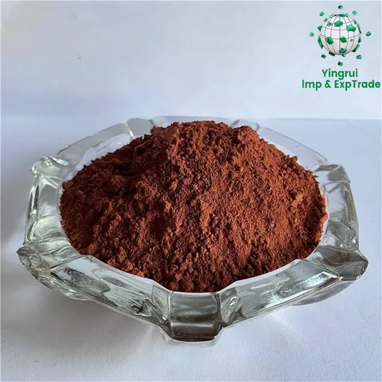 Cosmetic Grade Triethoxycaprylylsilane Treated Ci 77491 Iron Oxide Red