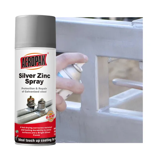 Aeropak 400ml Aerosol All Function Acrylic Resin Chrome Foil Mirror Metallic Silver Effect Zinc Aluminum Spray Paint