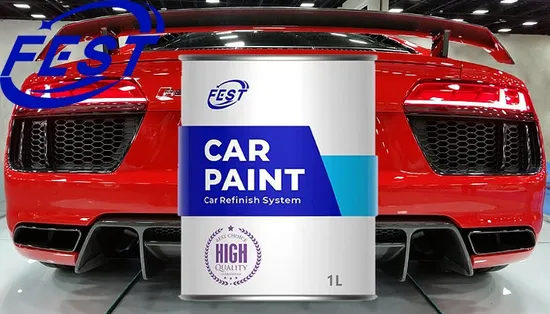Good Quality Acrylic Resin Car Paint Automotive Refinish Paint 1K2K Red